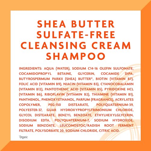 Cantu Shea Butter Sulfate-free Cleansing Cream Shampoo, 3 Fluid Ounce