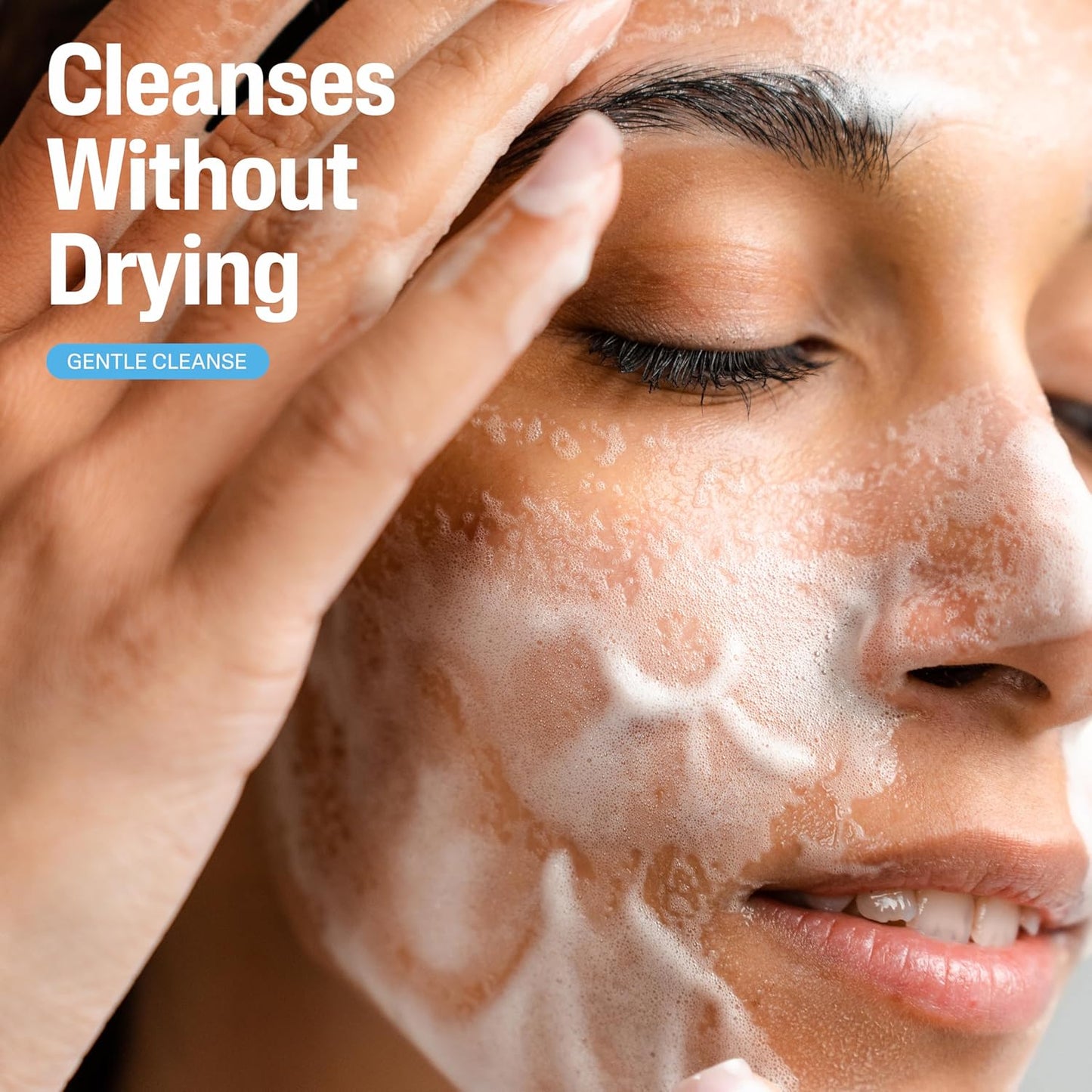 Cetaphil Oil Free Gentle Foaming Cleanser For Dry to Normal, Sensitive Skin, 8oz  Made with Glycerin and Vitamins B5 and E, Dermatologist Tested, Hypoallergenic, Soap Free, Fragrance Free